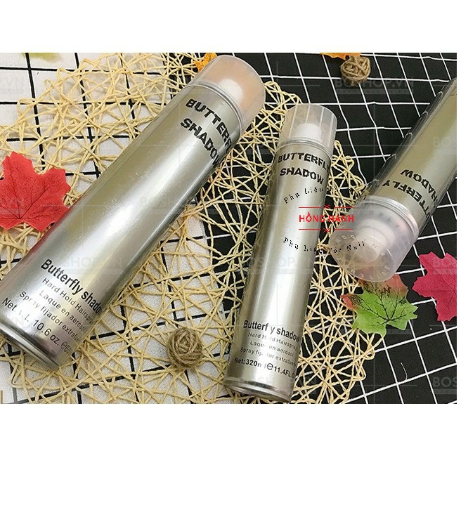KEO XỊT TÓC - Gôm xịt tóc Butterfly Shadow - 600mL