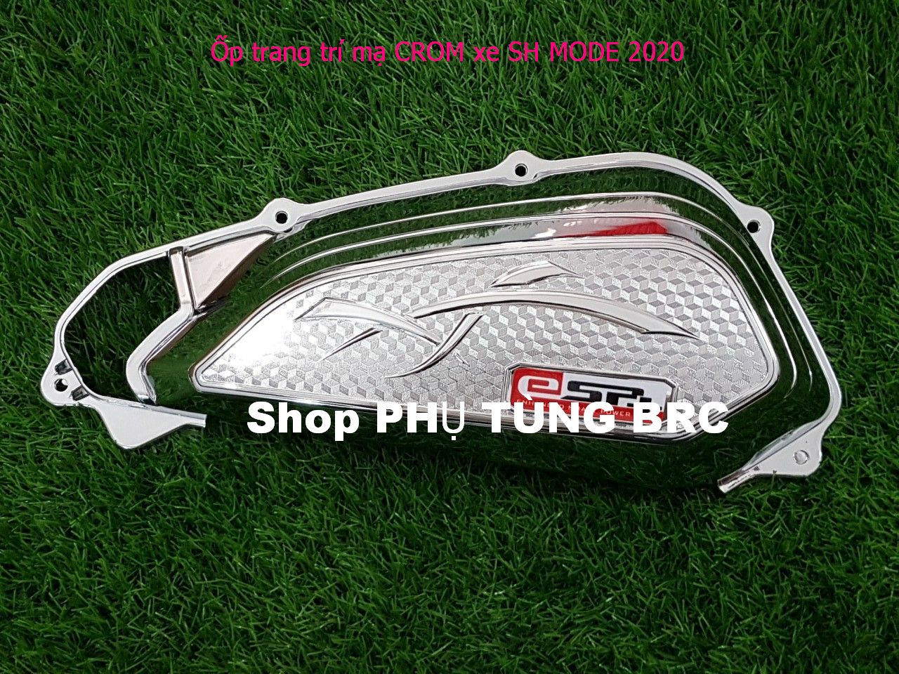 Combo 6 món ốp trang trí mạ CROM xe SH MODE 2020 trở lên.