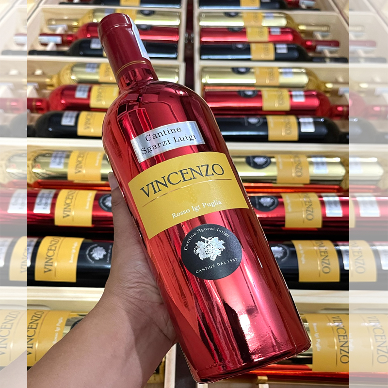 Vang đỏ nhập khẩu Ý VINCENZO 14% - vang chát