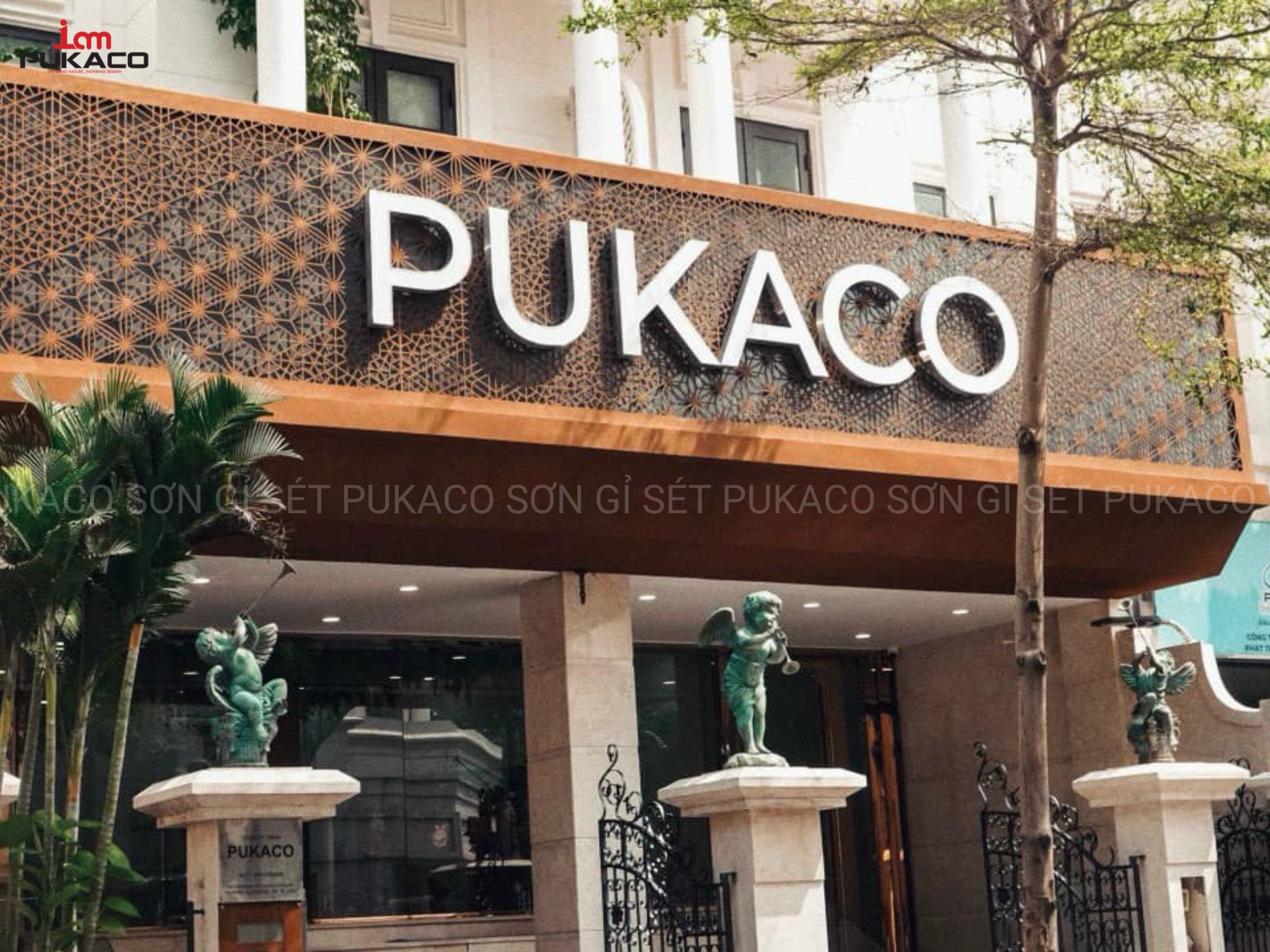 Sơn Gỉ Sét PUKACO hiệu ứng gỉ sét thật 100%