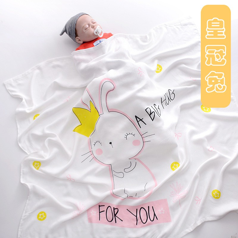 Chăn lụa aden siêu mềm mát chất cotton lụa cho bé