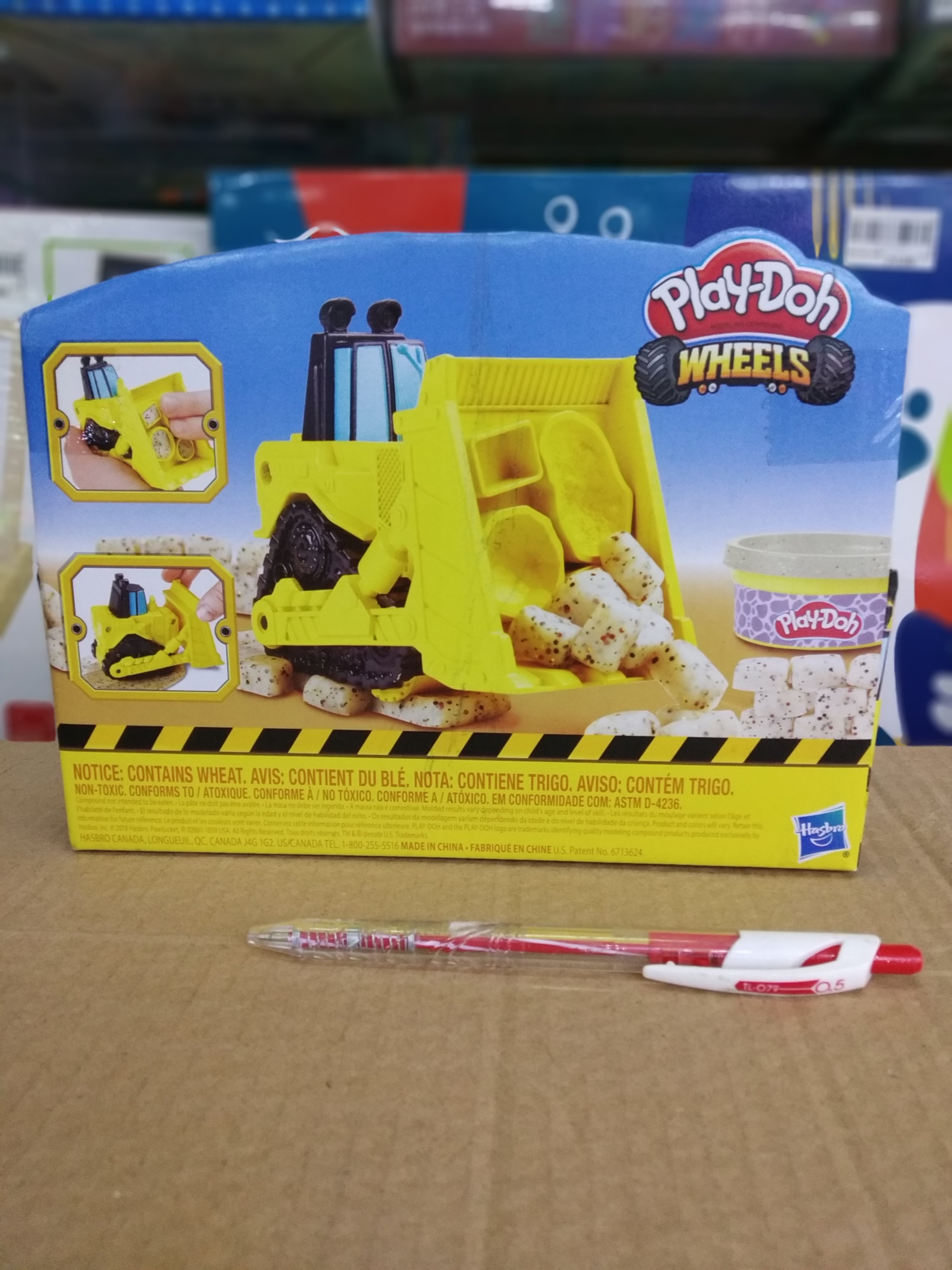 Đồ chơi đất nặn xe công trường mini Play Doh - E4575