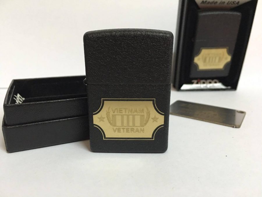 Zippo 28875 - Zippo Vietnam War Black Crackle