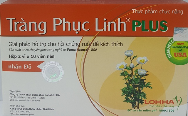Tràng Phục Linh plus ( Hộp 2 vỉ * 10 viên)
