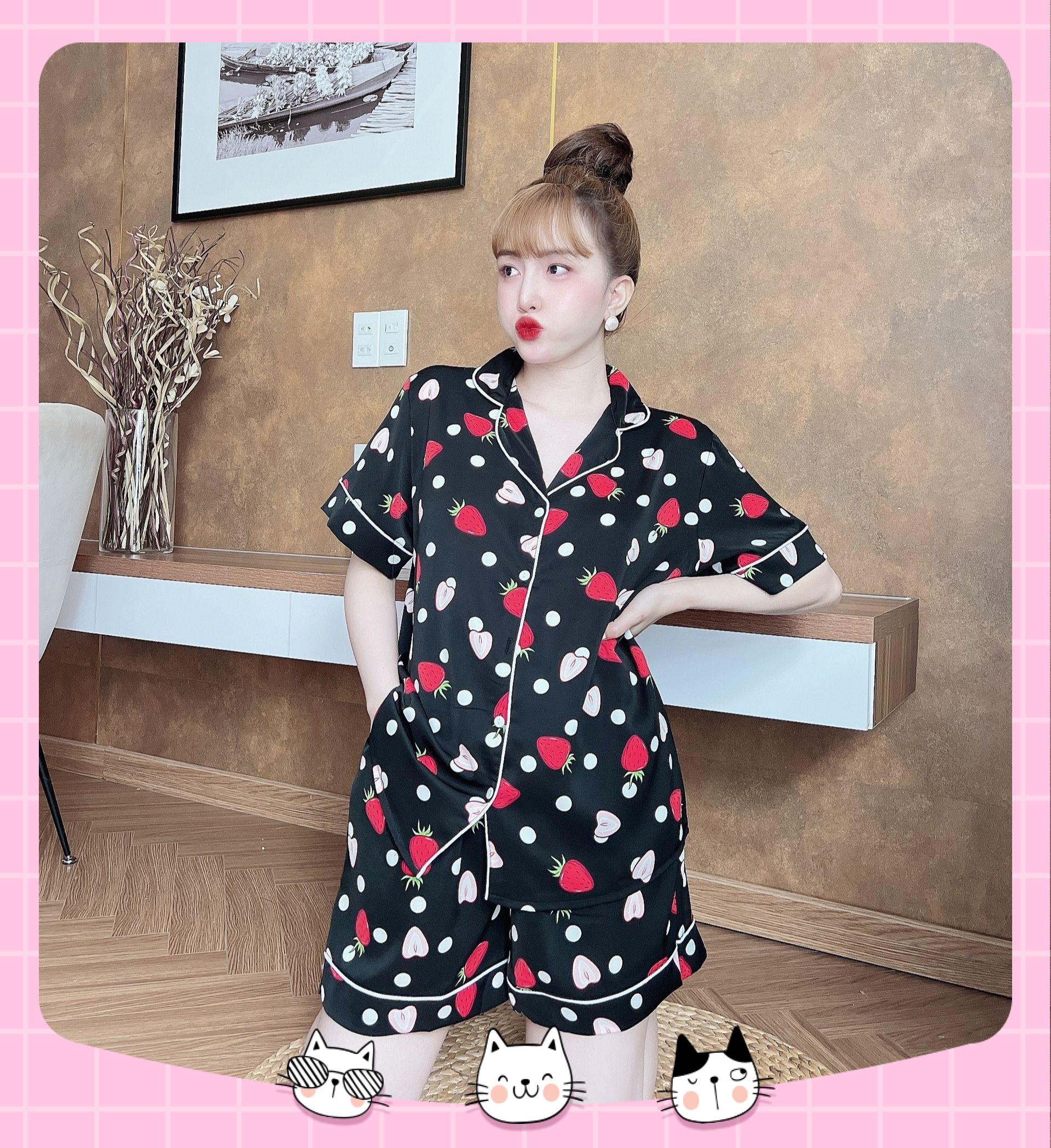 Đồ bộ bigsize đùi 50-100kg đồ ngủ mặc nhà chất xốp mềm mát cho nữ. Đồ bộ Bigsize Xinh