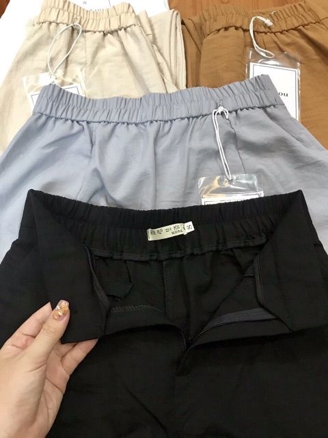 Quần baggy chất đũi cao cấp