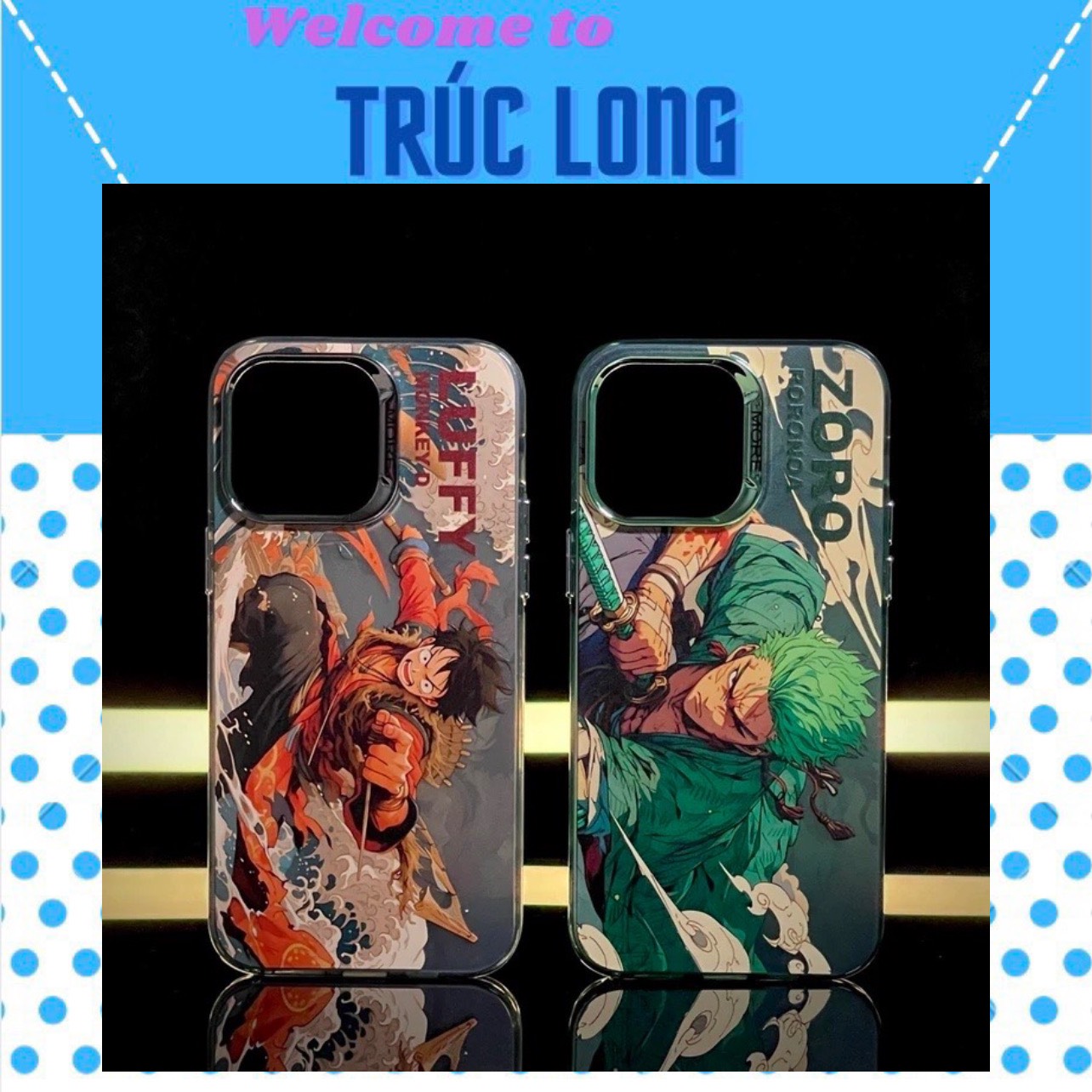 Ốp lưng one piece cho 11 pro max - 12 pro max - 13 pro max - 14 pro max - 15 pro max