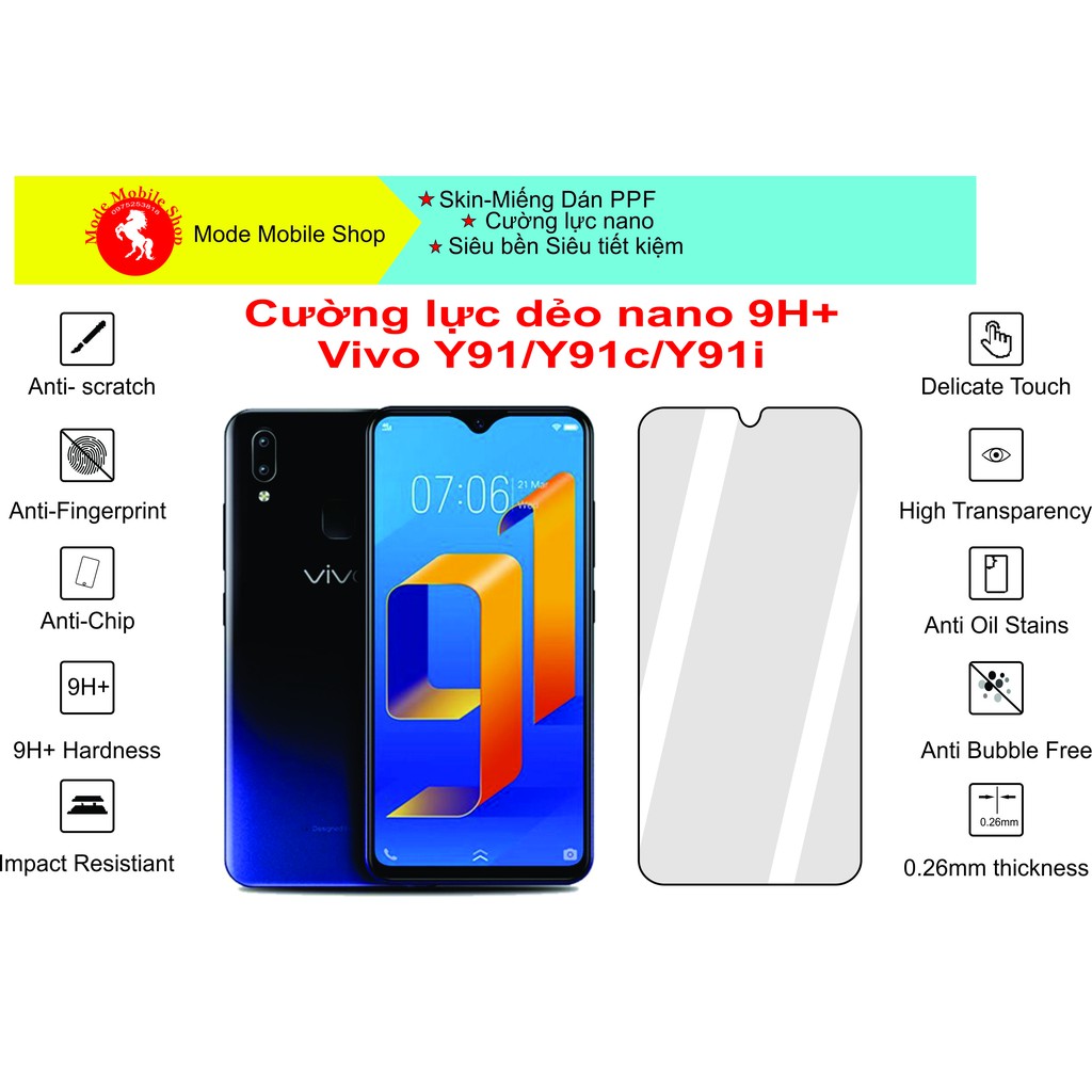 Cường lực dẻo Vivo Y91/Y91i/Y91C