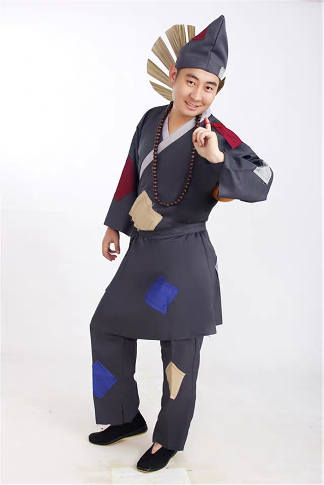 (CÓ SẴN) Trang Phục Cái Bang Quần Áo Cái Bang Trang Phục Tế Điên Hòa Thượng Trang Phục Tế Công Quần Áo Tế Điên Tế Công