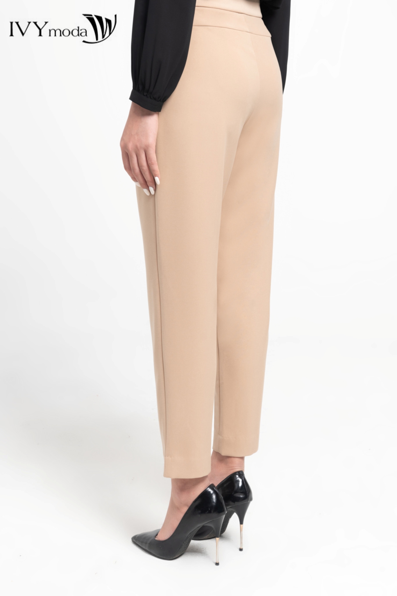 Quần baggy cạp cao IVY moda MS 22M8212