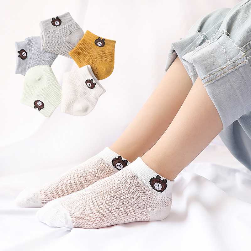 5 đôi tất lưới bé trai/ bé gái, tất lưới sơ sinh