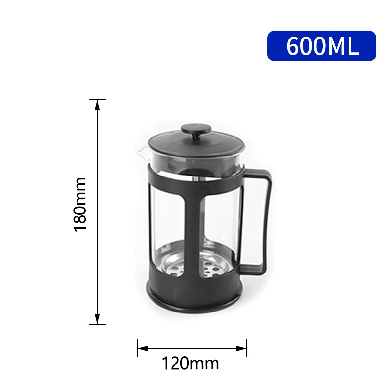 Bình pha cafe ấm trà Pha trà chuẩn kiểu Pháp Bình cafe,Bình Pha Cafe Kiểu Pháp 350ml/ 600ml - Bình pha cà phê french press - Dùng để pha trà hay cà phê theo phương pháp French press ép cà phê - Thiết kế tinh gọn, hiện đại - Chất liệu