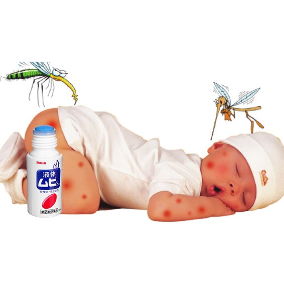 Lăn Muỗi Cho Bé Muhi Nhật Bản 50mL (6M+)