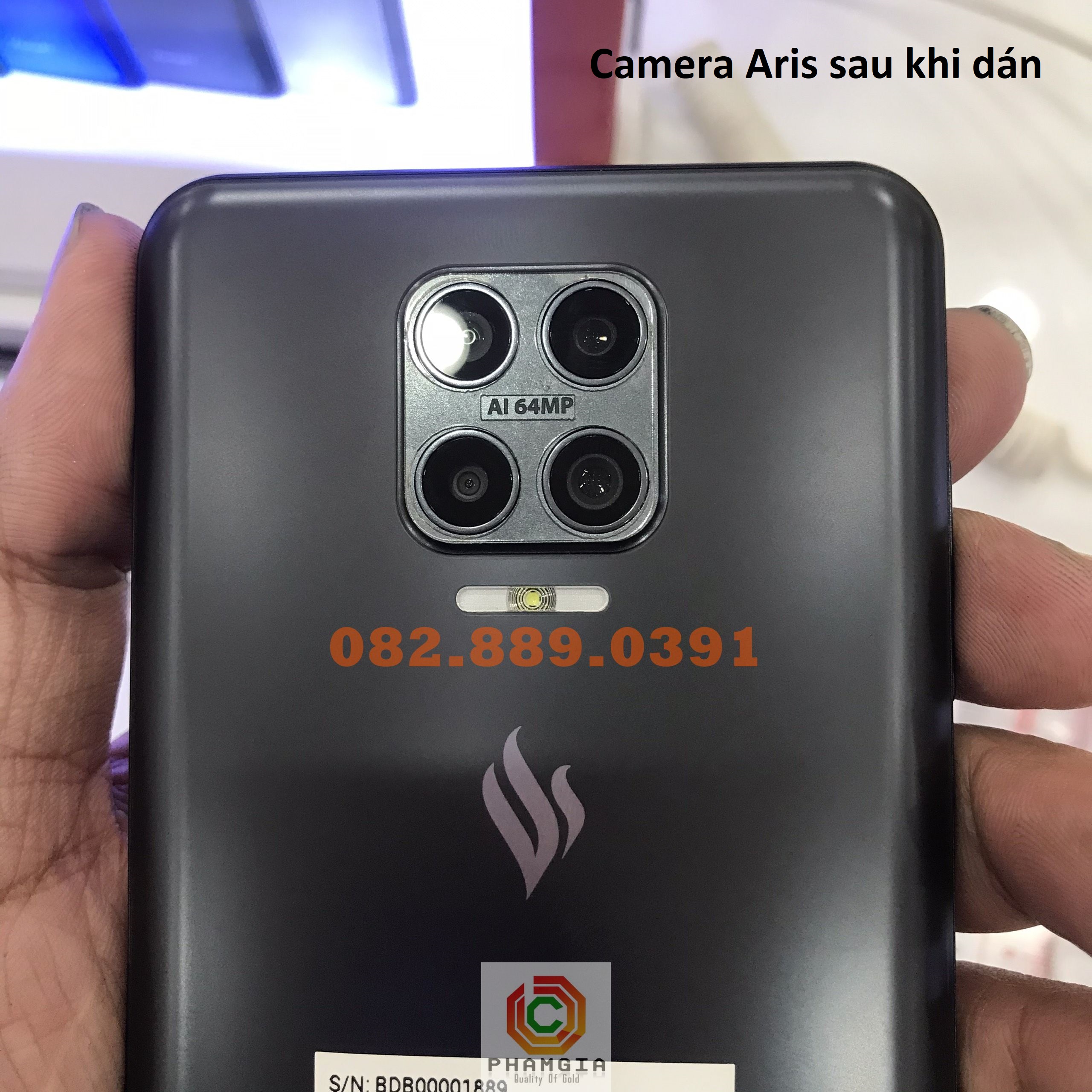 Dán cường lực camera Vsmart Aris Pro siêu chuẩn siêu bền