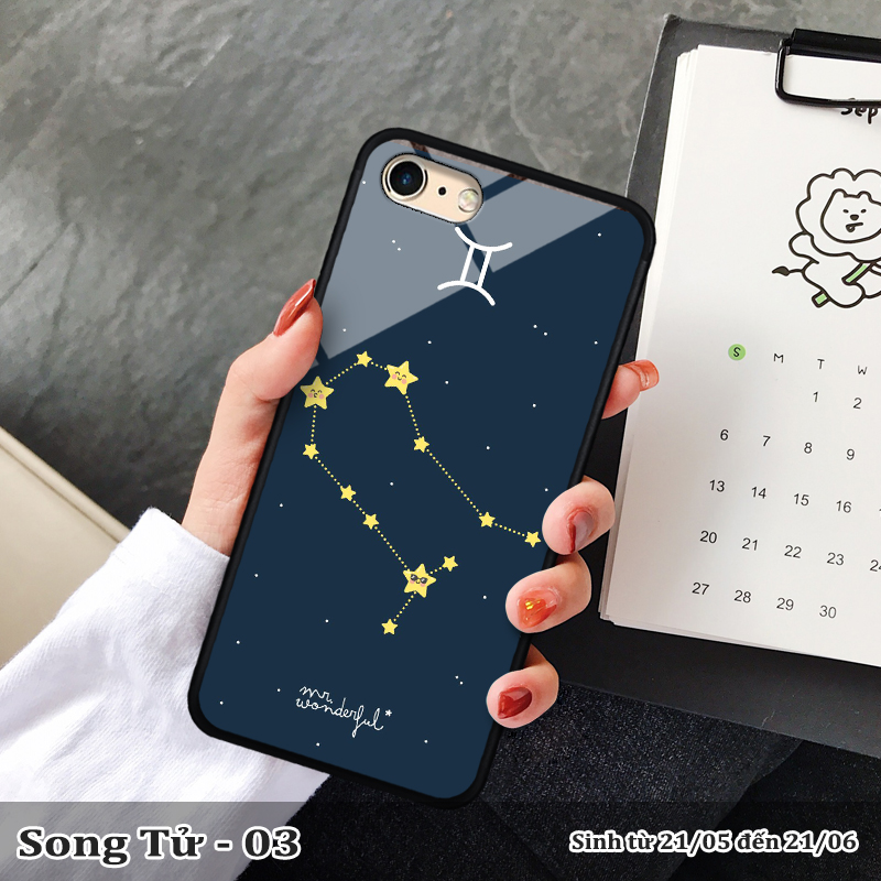 Ốp kính Oppo A71 in cung hoàng đạo