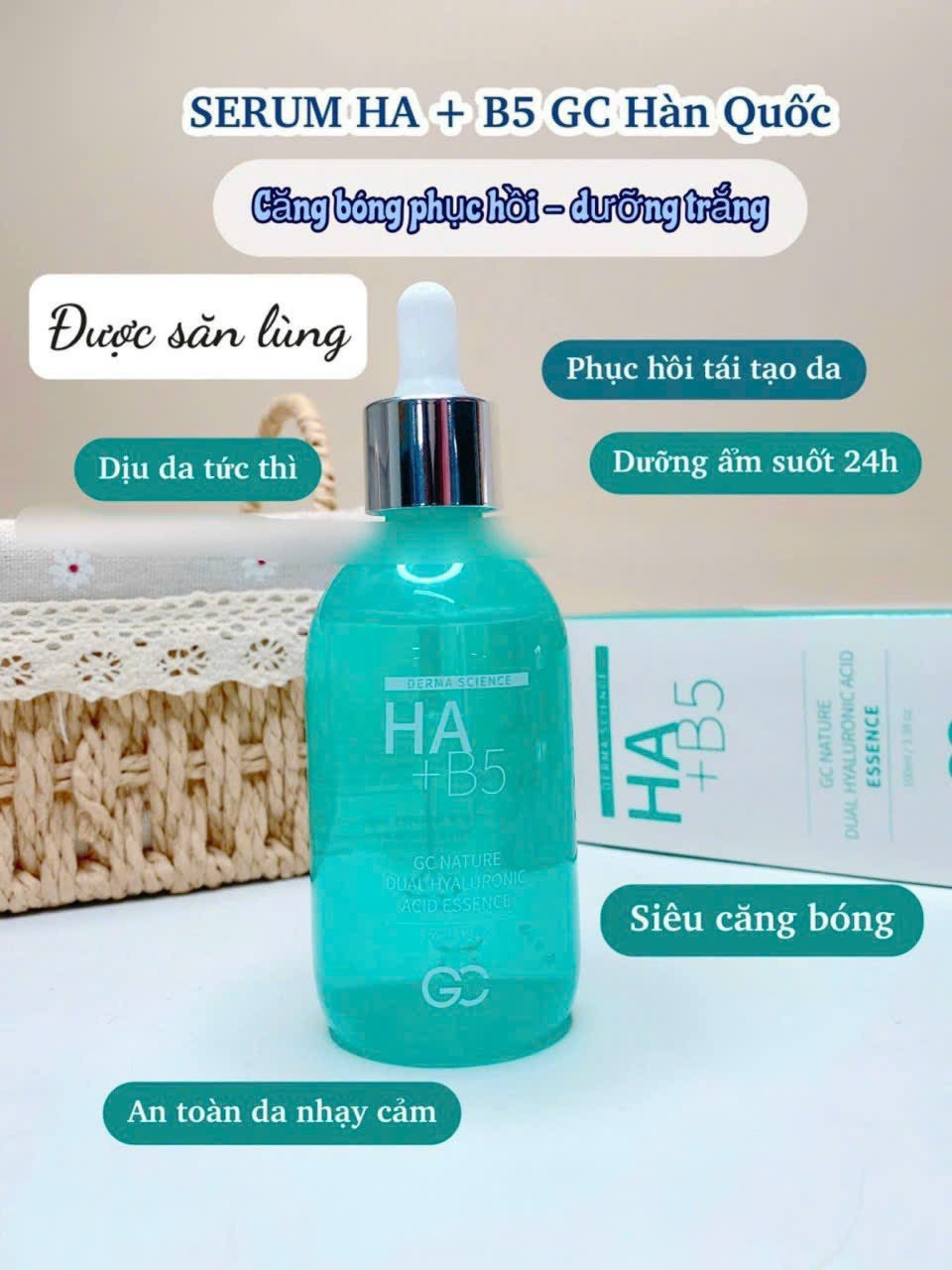 SERUM HA + B5 GC NATURE (Hàn Quốc 100ml)