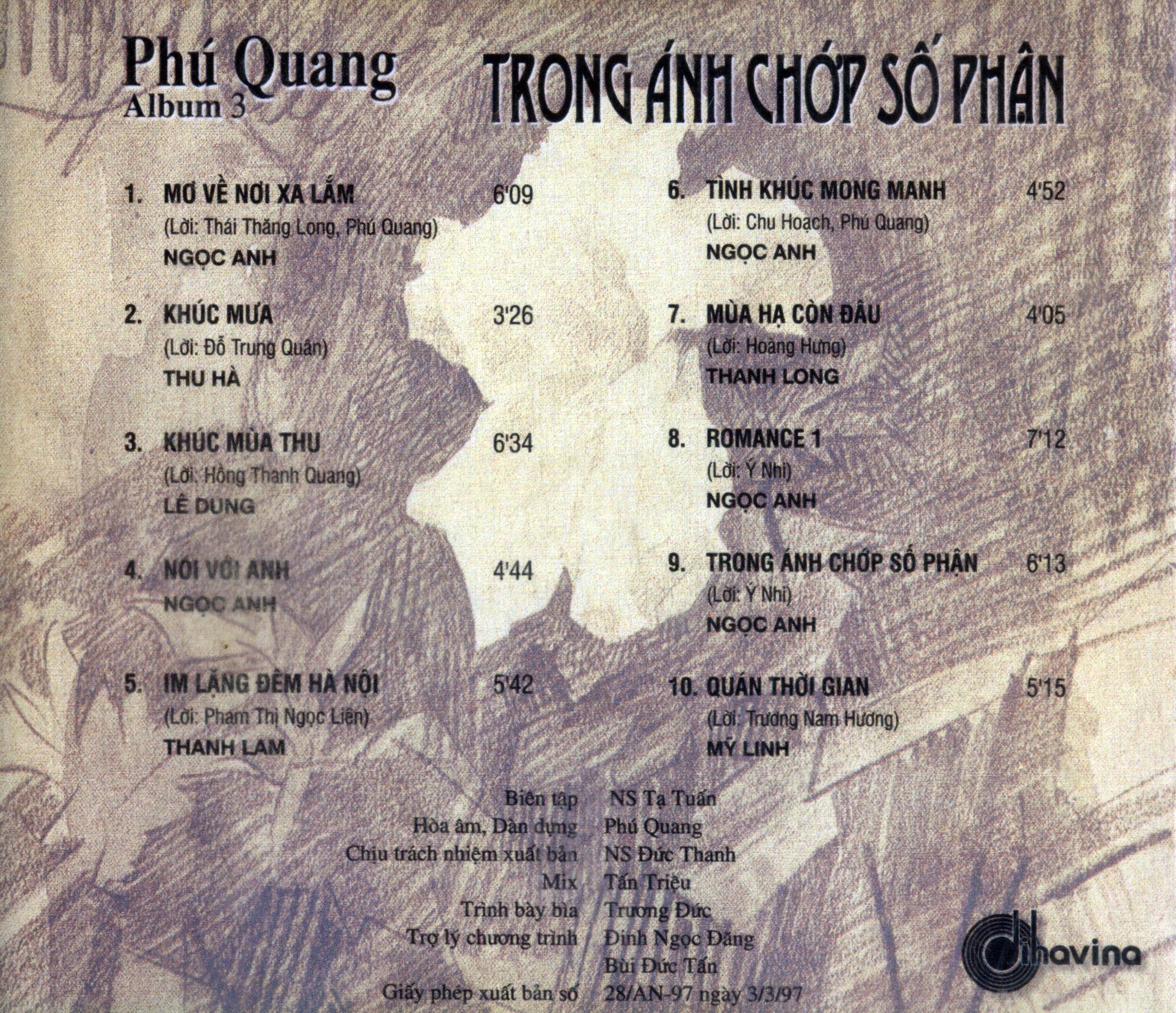 BỘ 5 ĐĨA CD nhạc Phú Quang 3