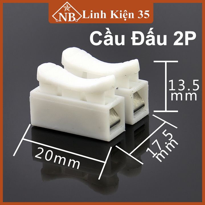 Cầu nối dây điện 2P/3P nhựa PP siêu bền siêu chất lượng