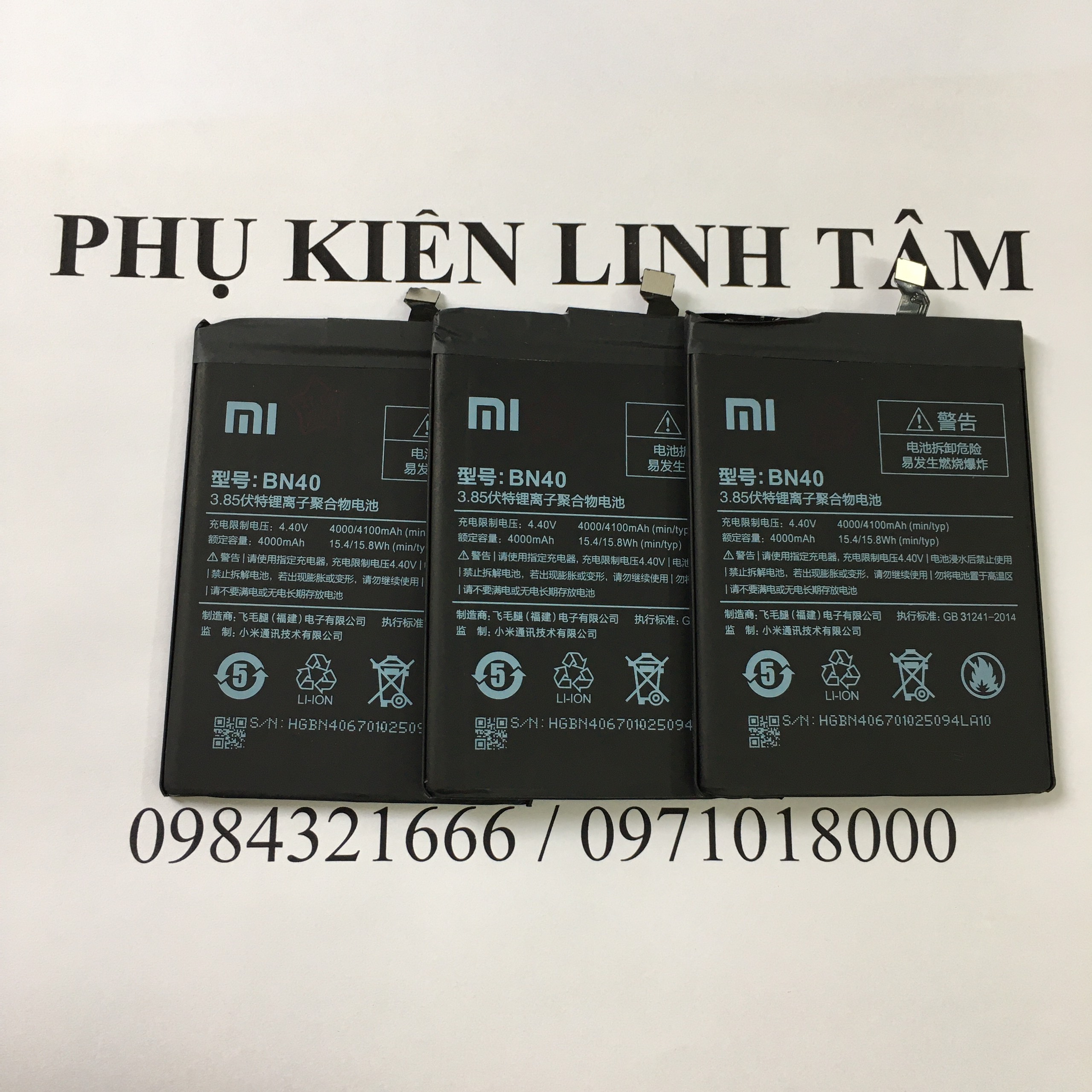 Pin Xiaomi Redmi 4, Remi 4 Prime BN40 xịn