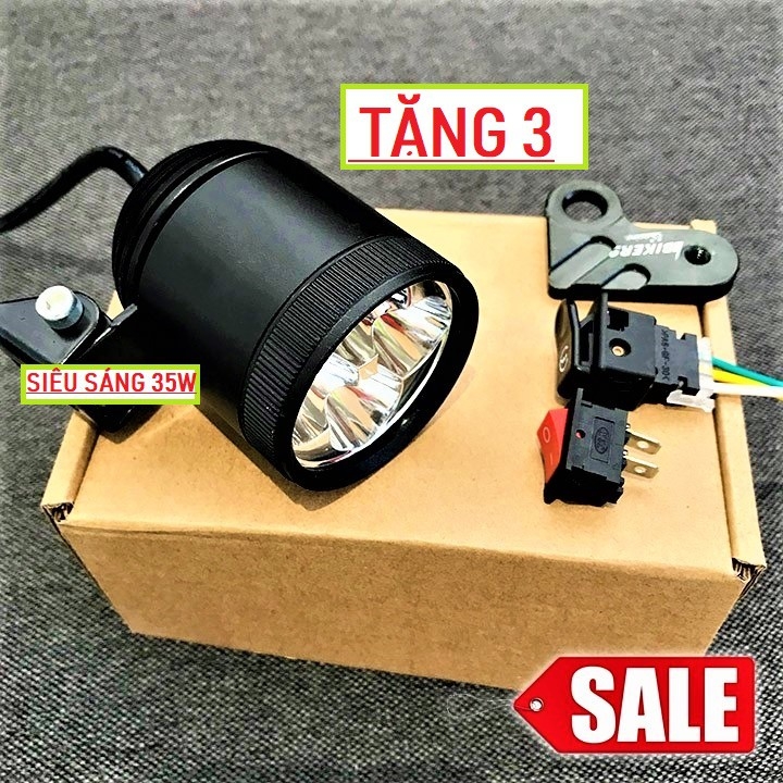 ĐÈN TRỢ SÁNG L4 ( TẶNG PHỤ KIỆN ) , ĐÈN L4 SIÊU SÁNG , ĐÈN TRỢ SÁNG XE MÁY