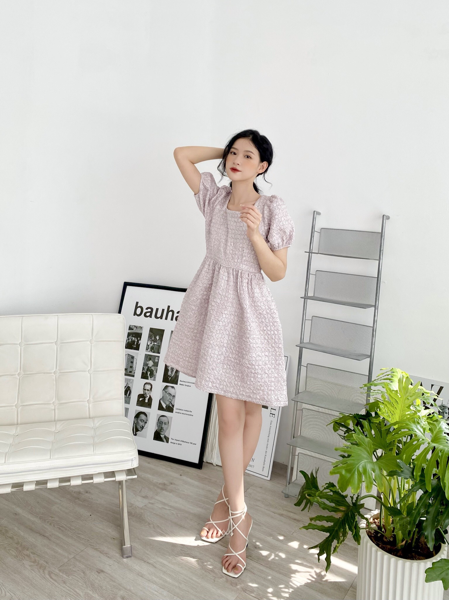 YU CHERRY | Đầm Cindy Pattern Dress YD133