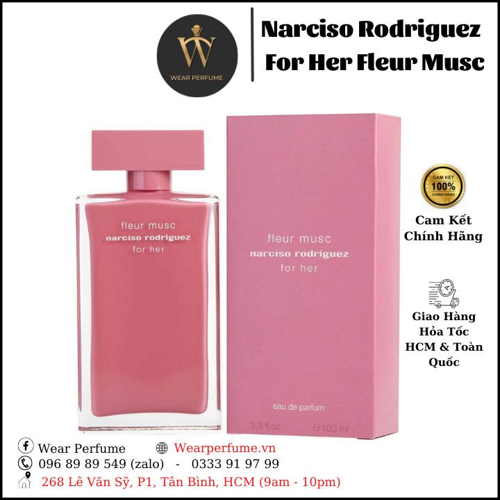 Nước hoa nữ narciso rodriguez fleur musc for her edp