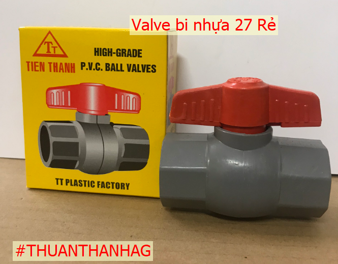 Van nước, khoá nước, Valve cầu size 27 (Có Áp dụng Freeship MAX)