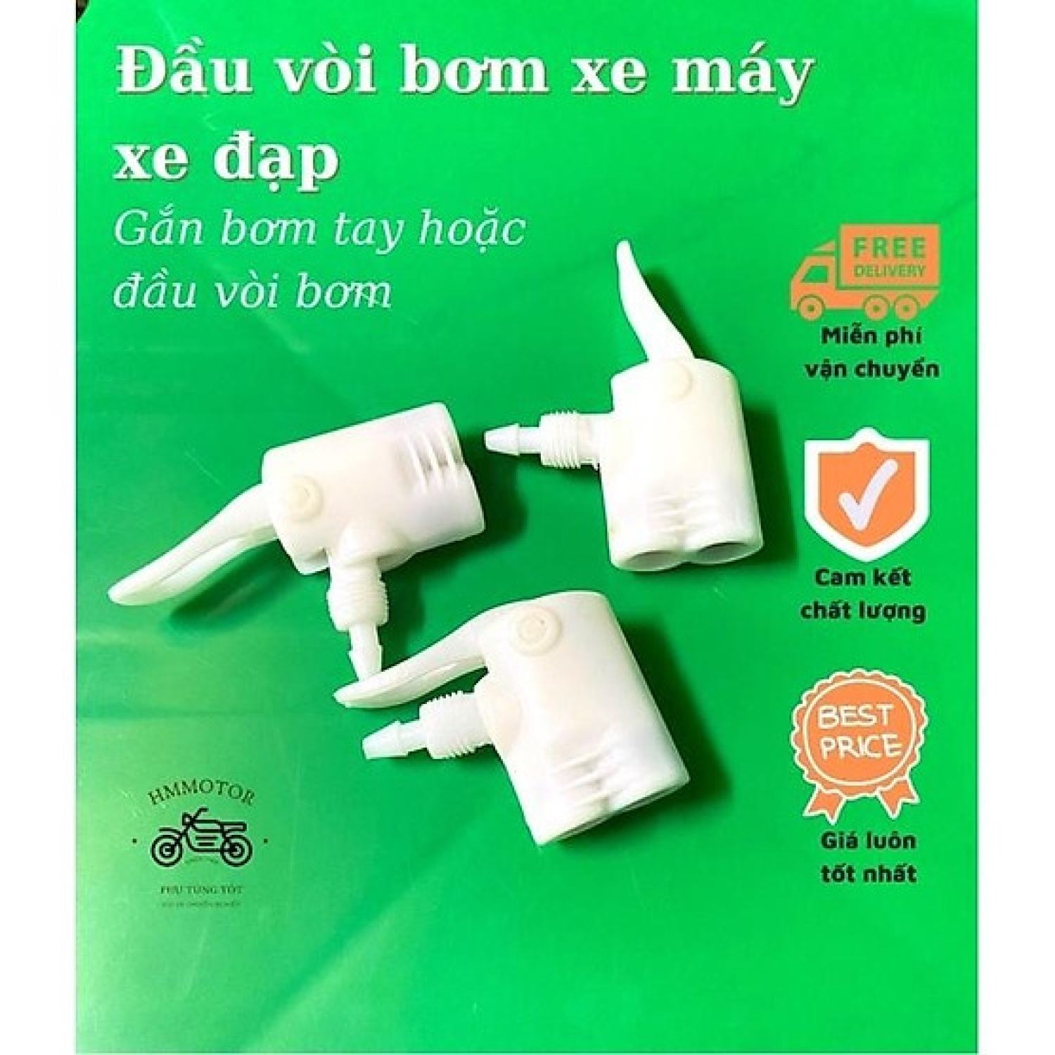 Đầu vòi bơm xe đạp, xe máy để thay thế