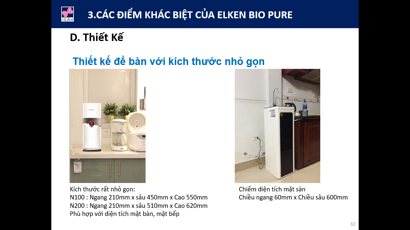 Máy lọc nước Elken Bio Pure N200 (100% chính hãng, ra mắt và bán từ 10/10/2020)