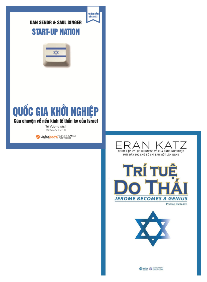 Combo sách về do thái: quốc gia khởi nghiệp + trí tuệ do thái - newshop