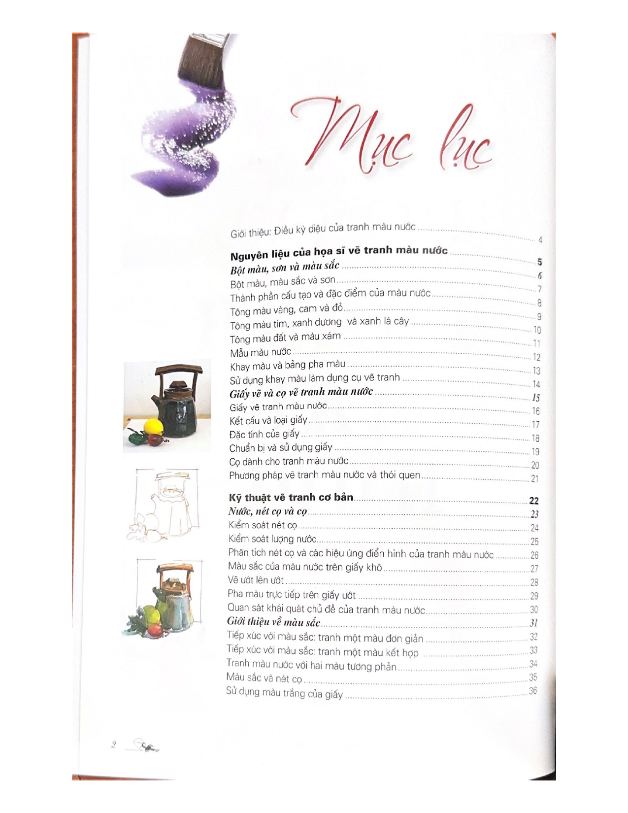 Sách - Học Vẽ Tranh Màu Nước (Tái Bản 2023)-Vanlangbooks