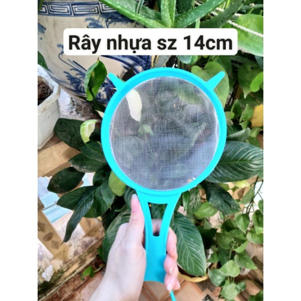 Rây nhựa lọc nấm kefir, trà kombucha size to 17cm, 14cm, 11cm