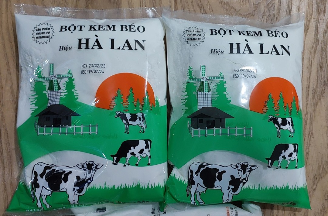 Combo 10 bịch - Bột kem béo pha chế hiệu Hà Lan gói (500g/bịch)