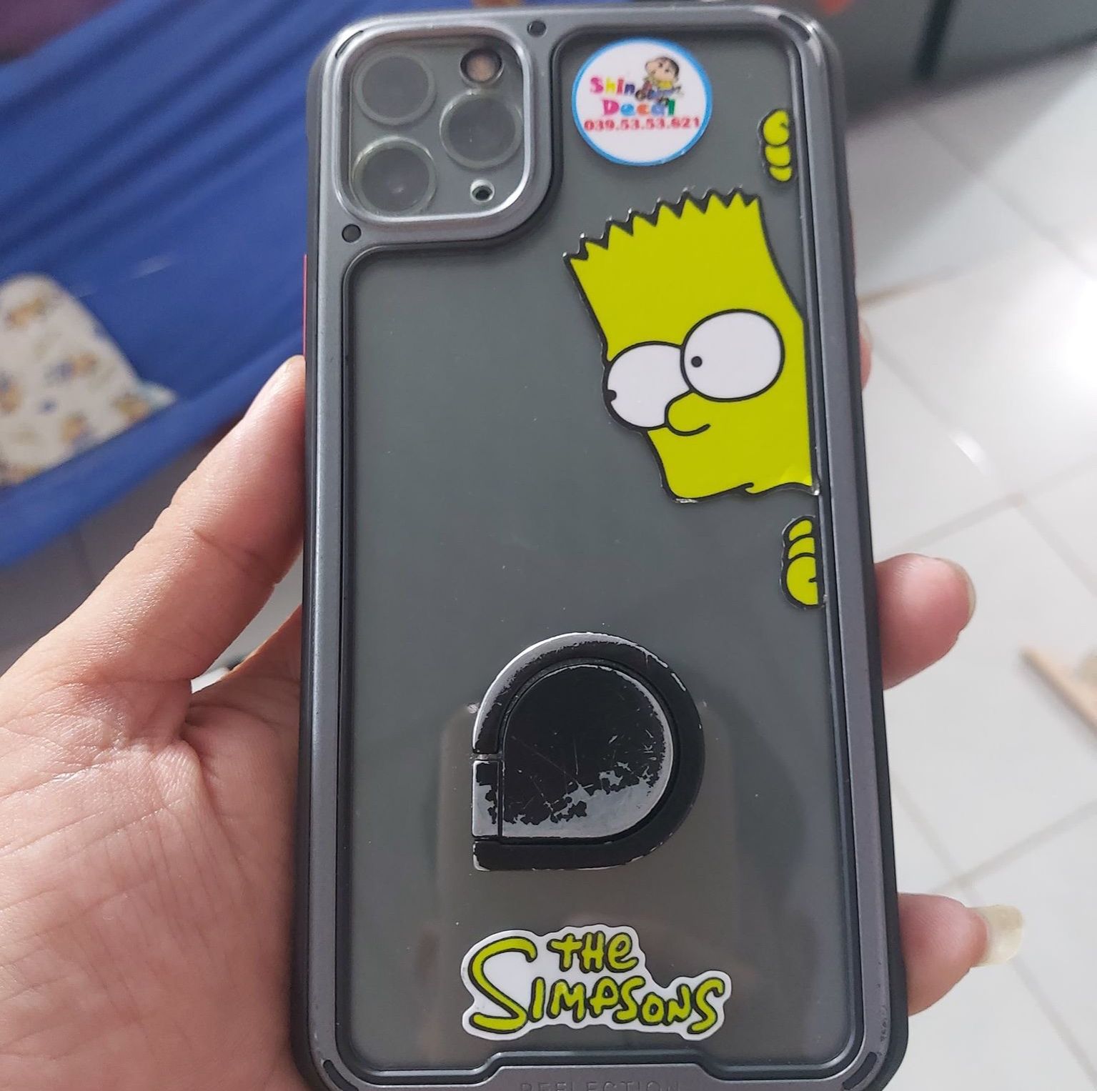 SET 3 tem Sticker Logo Simpson dán điện thoại.....