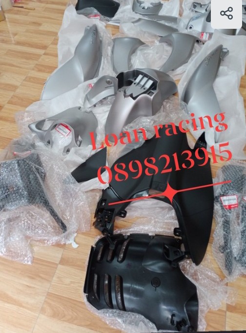 Dàn áo,vo nhựa sh mode màu xam nhám , bạc nhám hàng zin chính hãng honda _ shop phụ tùng motor