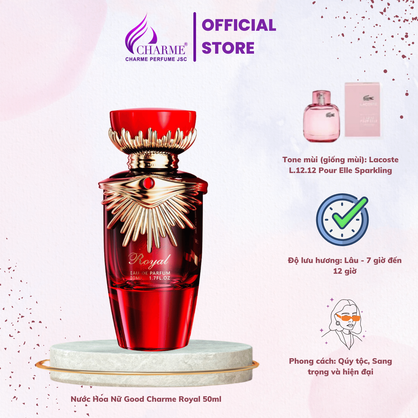 Nước hoa nữ good charme royal 50ml