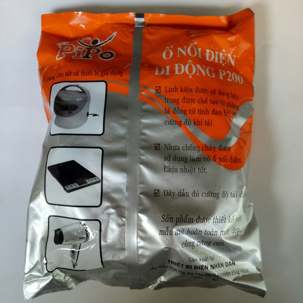 Ổ cắm điện quay 8M Pipo P200