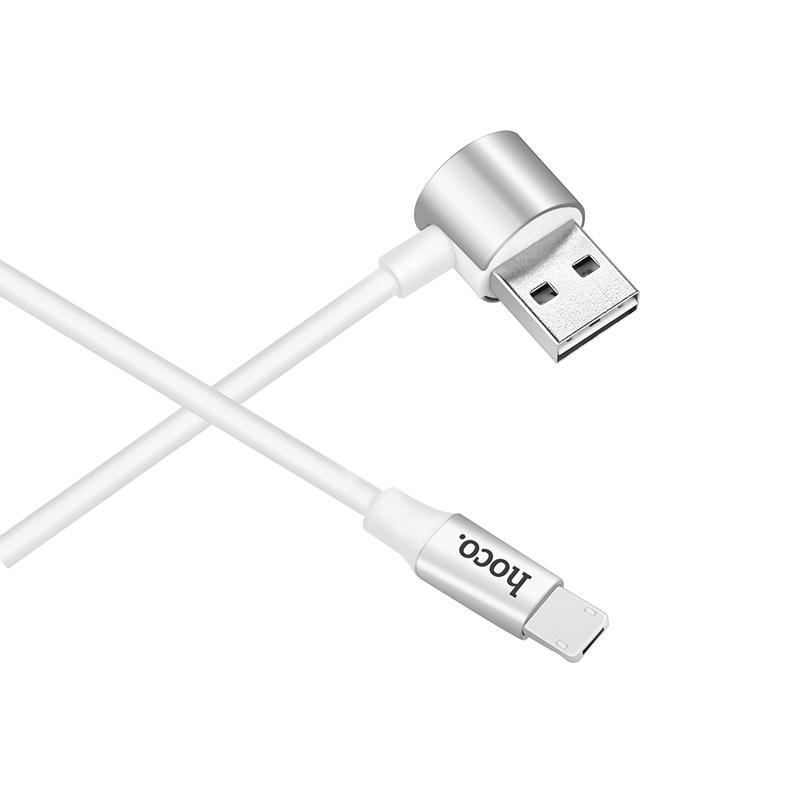 Cáp sạc đa năng Hoco U18 2in1- 1 đầu dùng chung cho cả Lightning+Micro (Sạc nhanh 2.4A dài 1.2m)