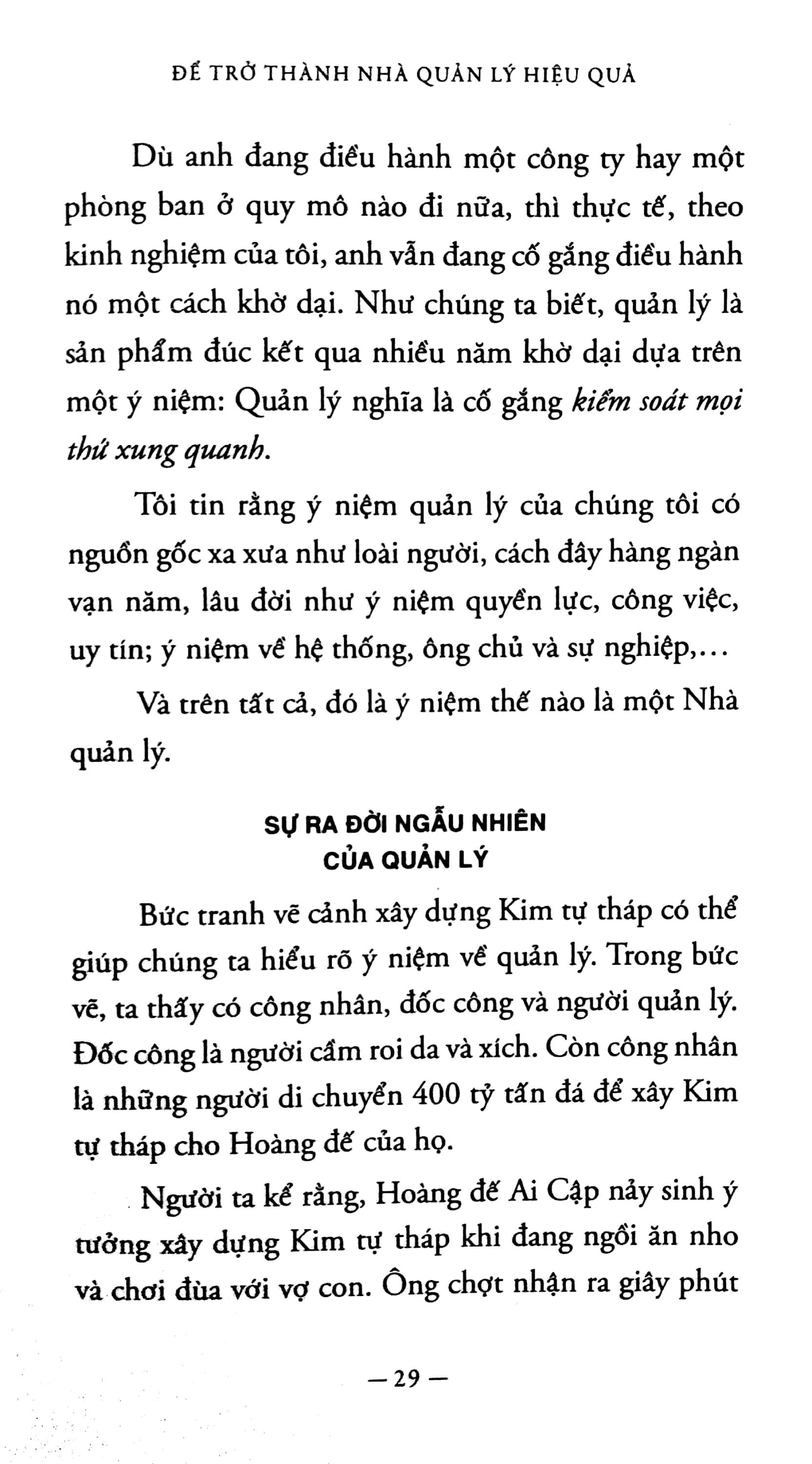 Sách - Để trở thành nhà quản lý hiệu quả