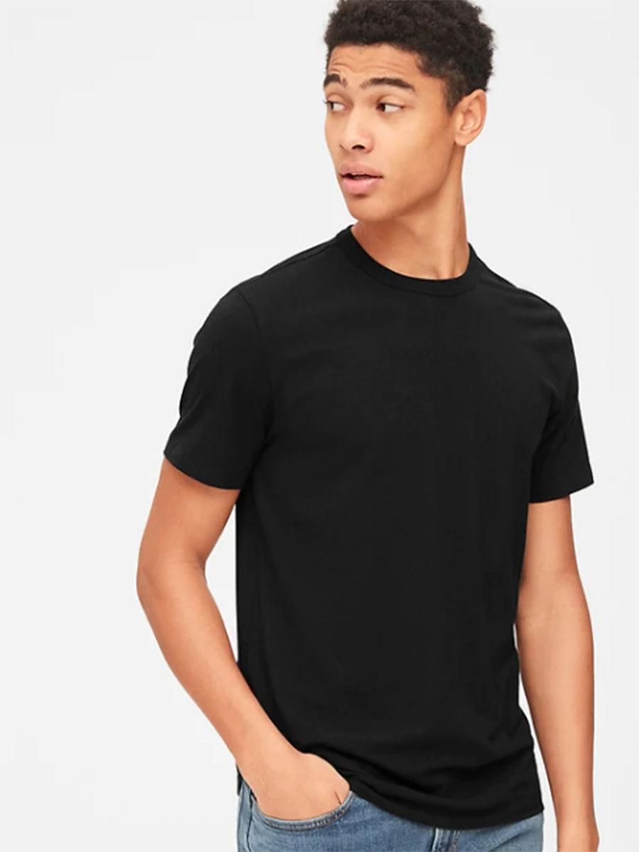 Áo thun cổ tròn nam Gap ( màu đen, size SX, S, M, L )