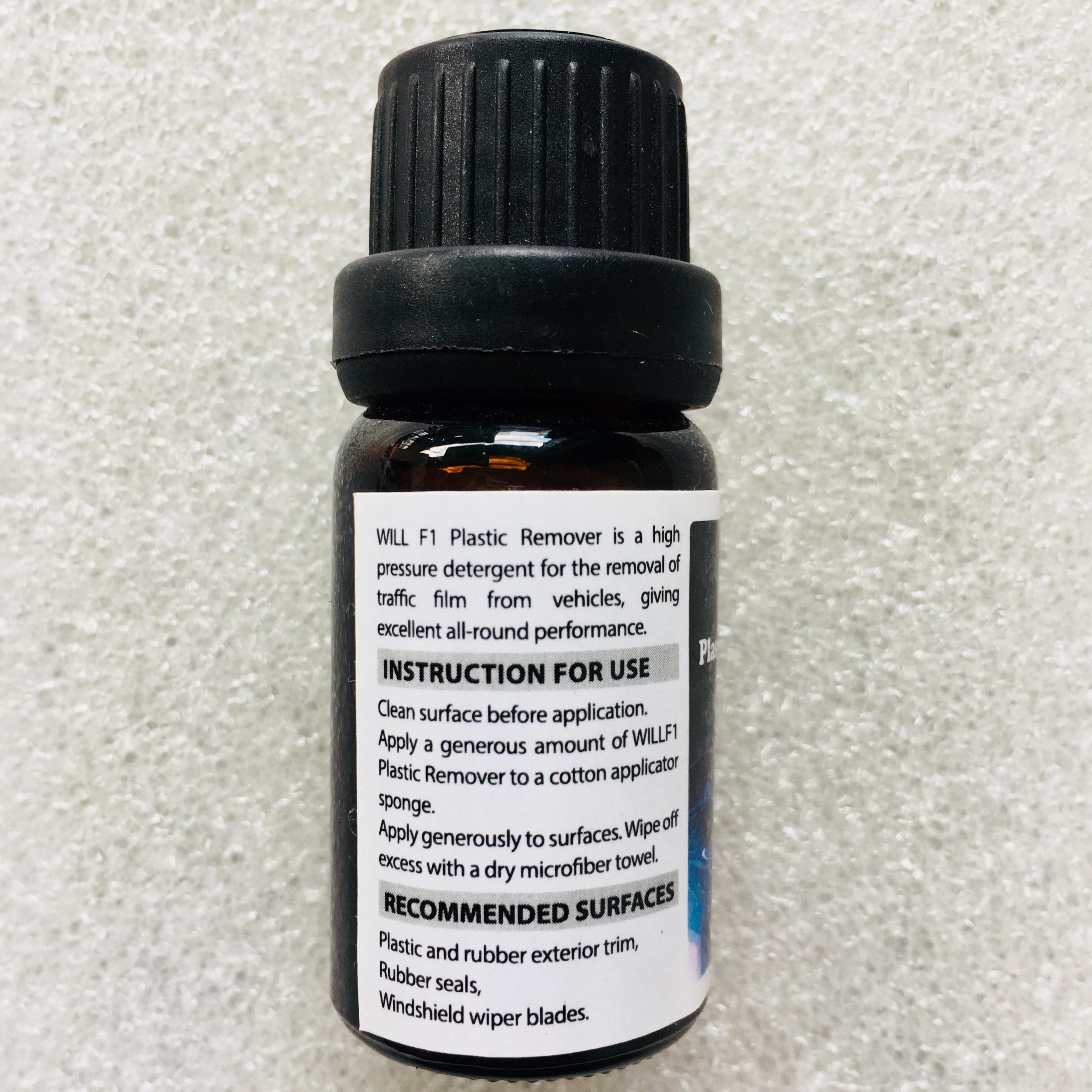Dung Dịch Phục Hồi Nhựa Nhám WILLF1 Plastic Remover 10ml