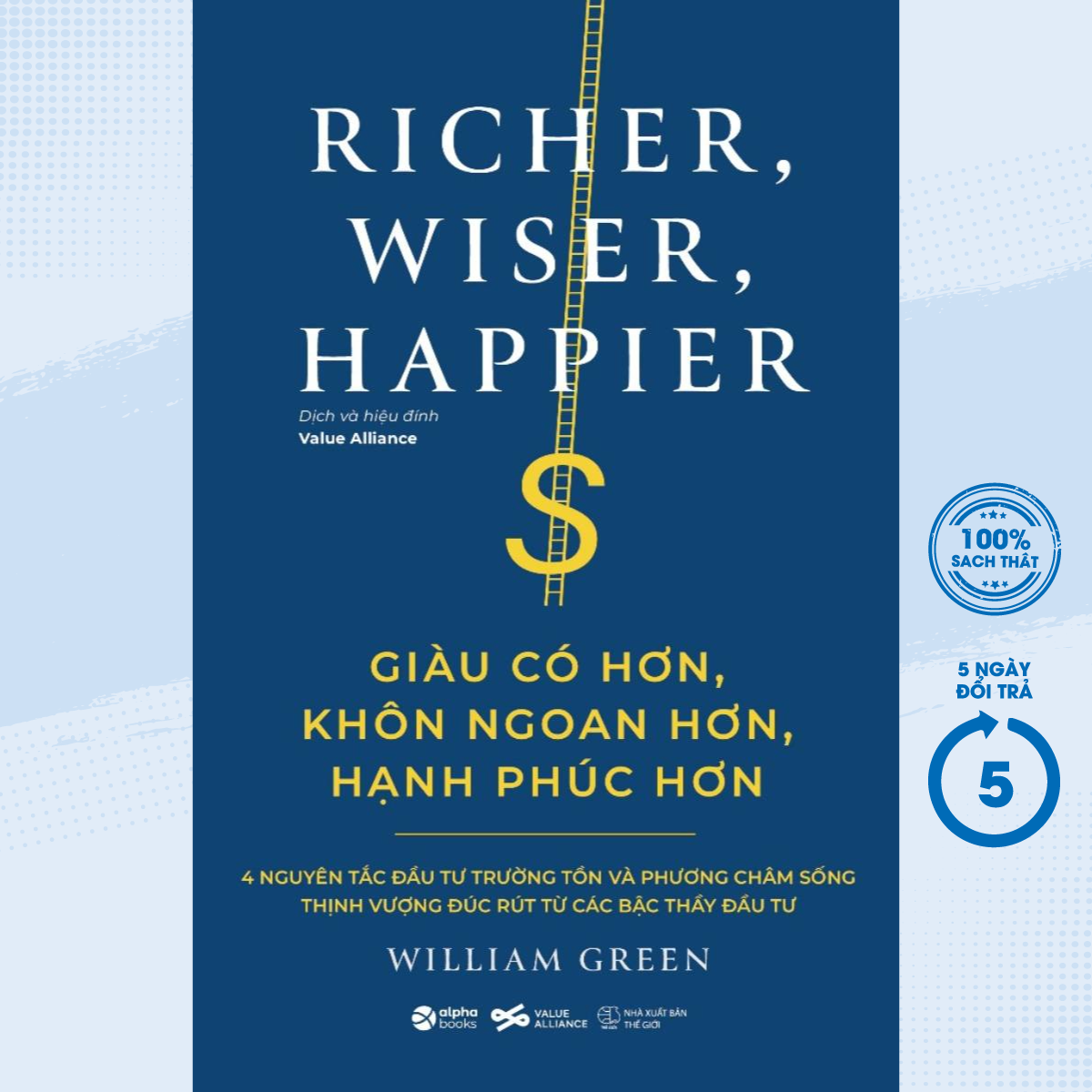 Sách - richer, wiser, happier - giàu có hơn, khôn ngoan hơn, hạnh phúc hơn - newshop
