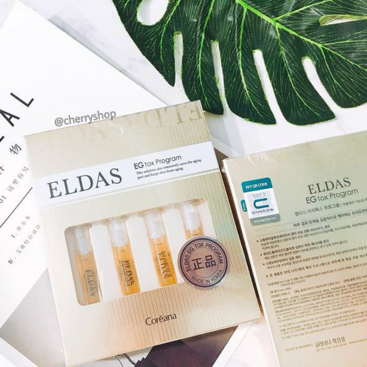 Serum tế bào gốc Eldas EG Tox Program Coreana 4
