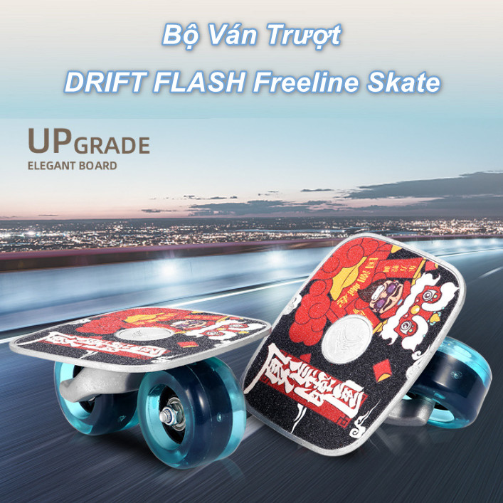 Eurohome - bộ ván trượt drift flash freeline skate