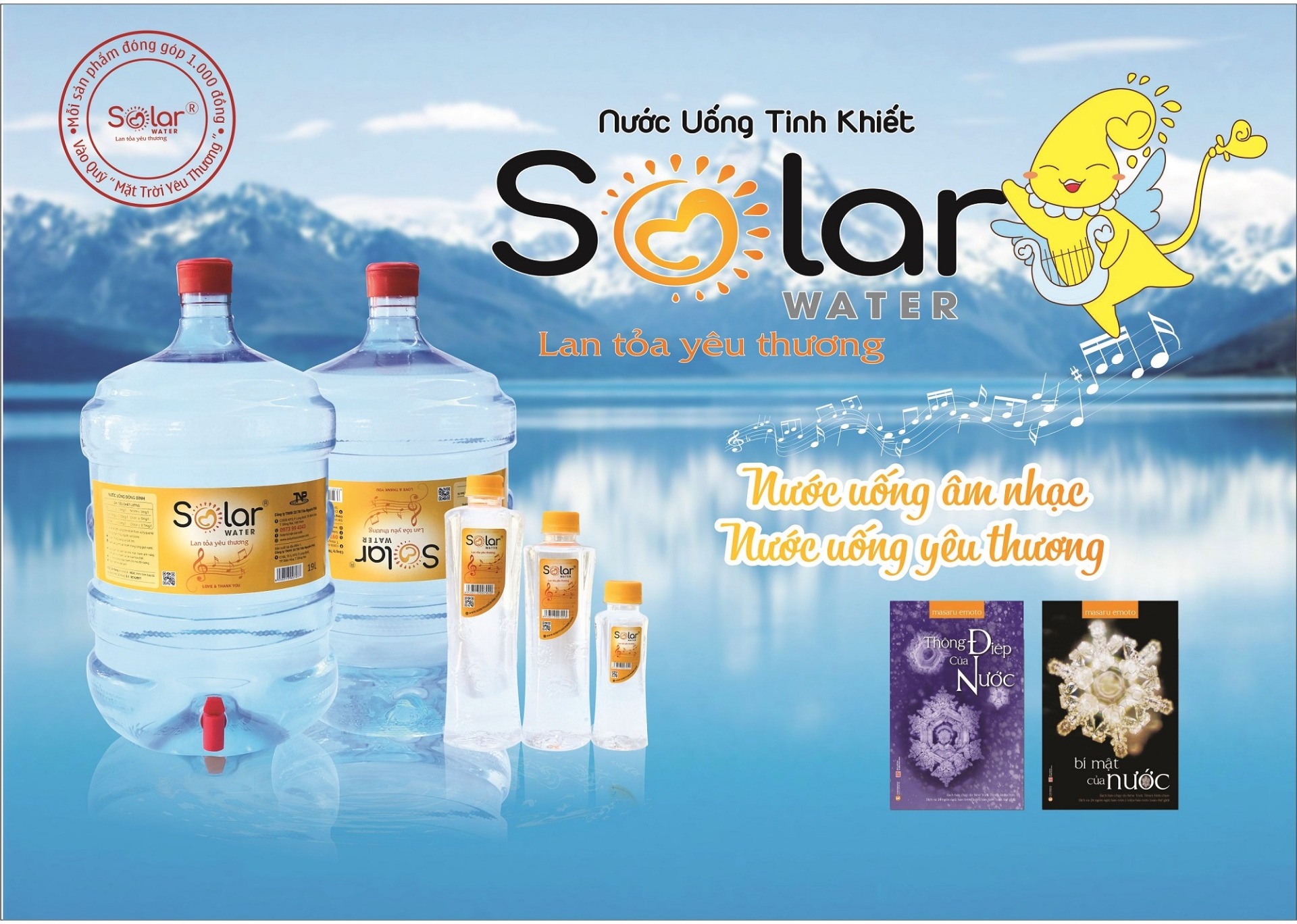 Bình 19l Nước uống Yêu Thương Solar