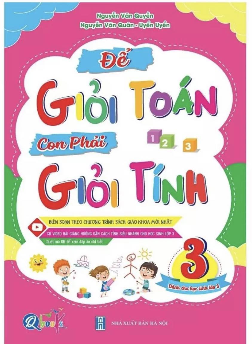 Combo Sách Để giỏi toán con phải giỏi tinh tập 1,2,3