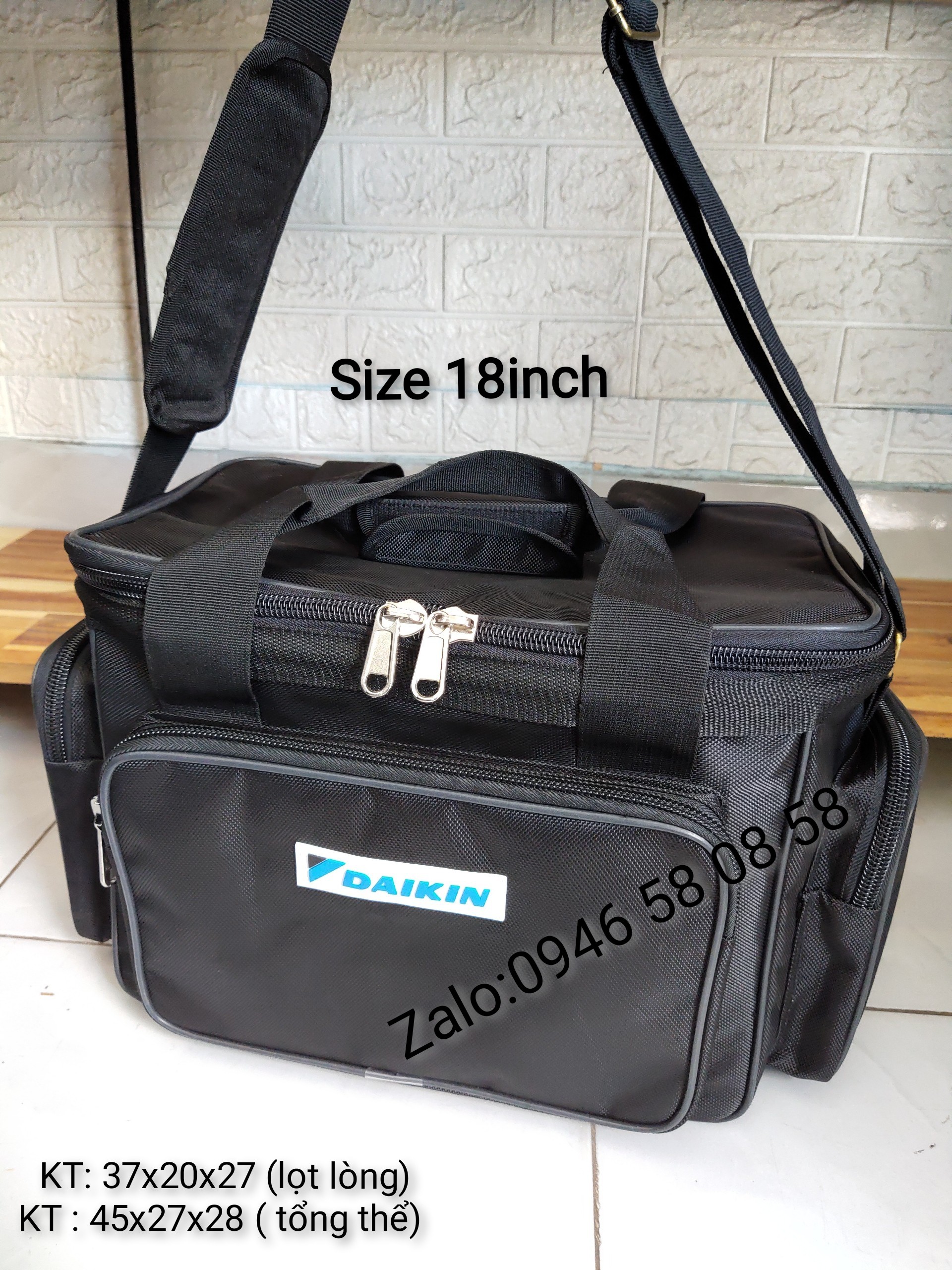 Túi đựng đồ nghề DK-VIP Black-18inch dầy cao cấp