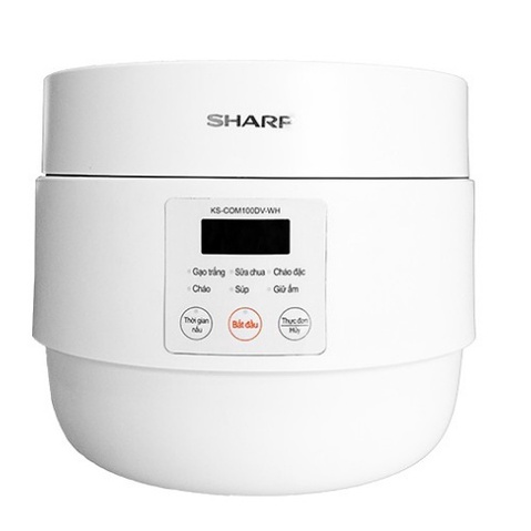 Nồi cơm điện tử Sharp KS-COM100DV-WH(1L)-Chính Hãng