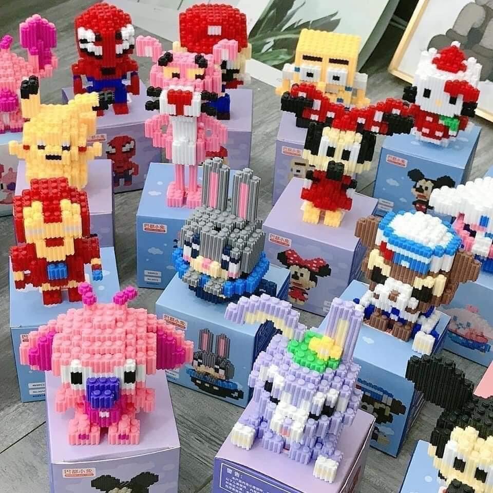 Lắp ráp mini set 5 hộp tặng kèm búa 5 mẫu ngẫu nhiên