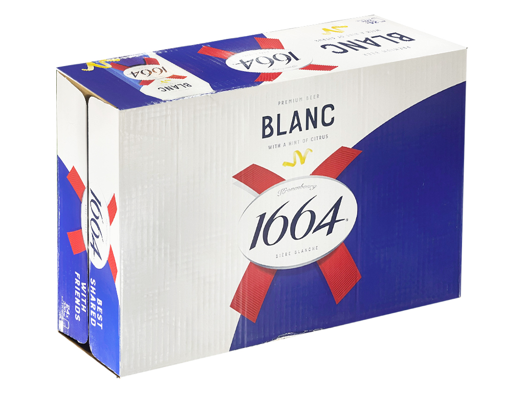 Bia Kronenbourg 1664 Blanc - Lon 330ml